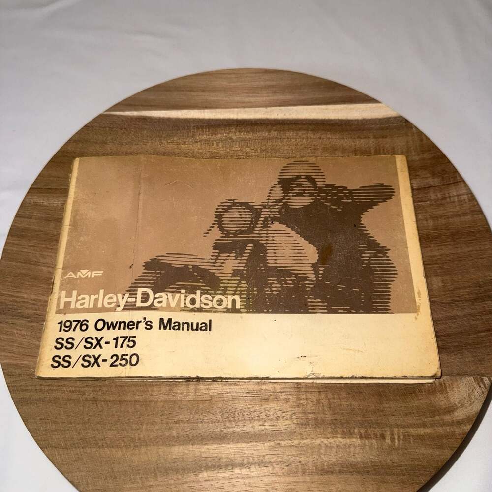 AMF Harley-Davidson 1976 Owner's Manual SS/SX-175 SS/SX-250 Motorcycle
